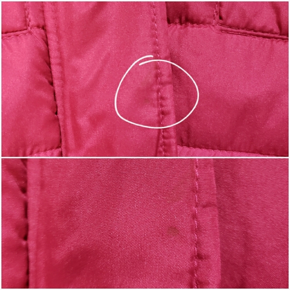 Girls Maralyn & Me Puffer Coat Size X-Small Pink Hood Faux Fur Trim - Picture 6 of 13